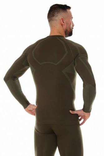 Brubeck - Ranger Protect thermal sweatshirt - Long sleeve - Khaki - LS14210.