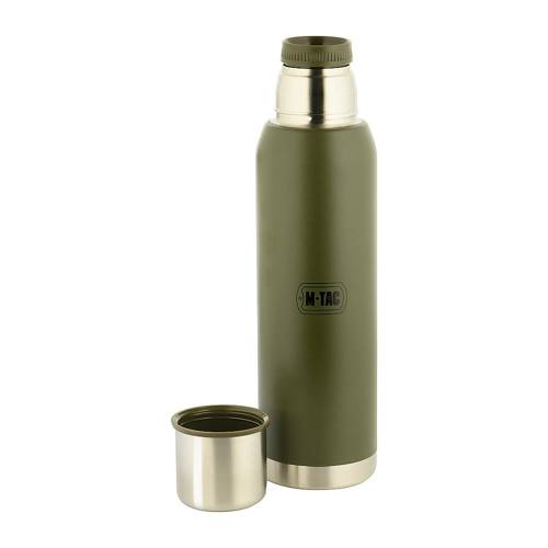 M-Tac - Stainless Steel Thermos - 1000 ml - Olive - UN-B04-1000A