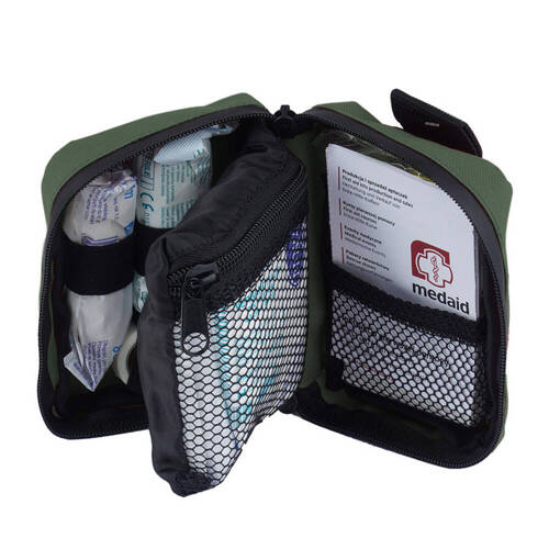 Medaid - Personal First Aid Kit Type 220 - Small - 16 items - Velcro - Olive