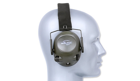 Mil-Tec Plus - Active Headphones EED - OD Green - 16243001