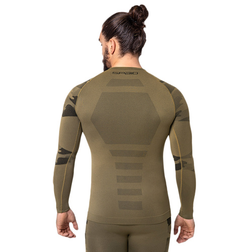 Spaio - Tactical Long Sleeve Thermal Shirt - Forest Green