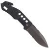 FOX - Knife BlackFox Drop Point Rescue Folder - Black - BF-115