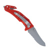 Mil-Tec - Folding Knife With Belt Cutter - Red - 15321002