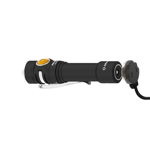 Armytek - Latarka taktyczna Prime C2 Pro - Ładowarka magnetyczna - 2400 lm - 18650 - Czarna - F08101C