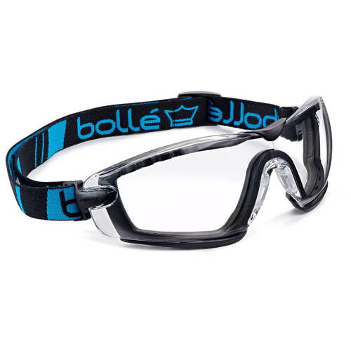 Bolle Safety - Okulary Ochronne z gumką - COBRA - Clear - COBFSPSI