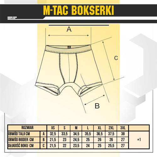 M-Tac - Bokserki taktyczne 93/7 - Coyote - 70009017